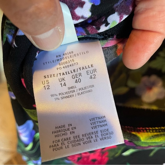 Magicsuit Floral Tankini Top Size 12 - Picture 6 of 6